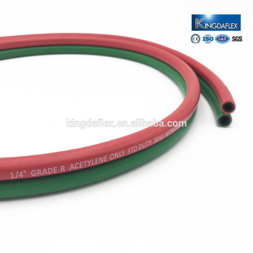 Qingdao Good Quality Textile Braid Flexible Rubber LPG Hose Welding Tube